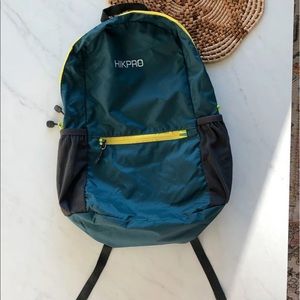 Blue and Yellow Women's Backpack